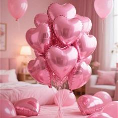 10 Pink Balloon