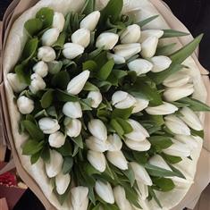 White Tulips Boquet