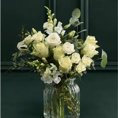 White Flowers &amp; Vase
