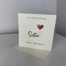 Happy Birthday Sister Card